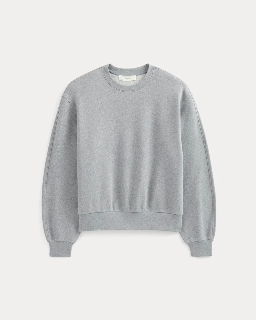 Lightweight Terry Blouson Crew | Vintage Heather Grey - Image 2