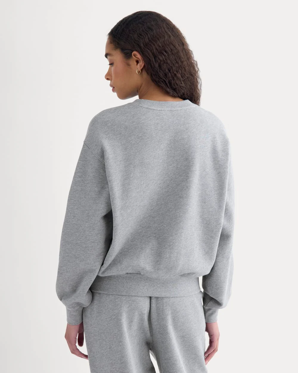 Lightweight Terry Blouson Crew | Vintage Heather Grey - Image 5