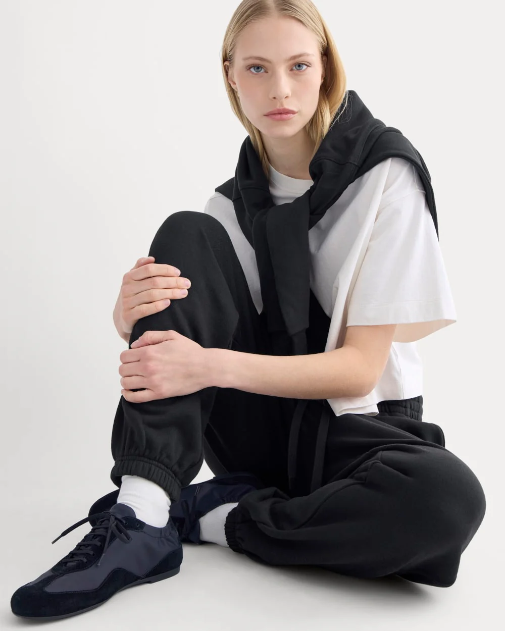 Lightweight Terry Jogger | Black - Image 3