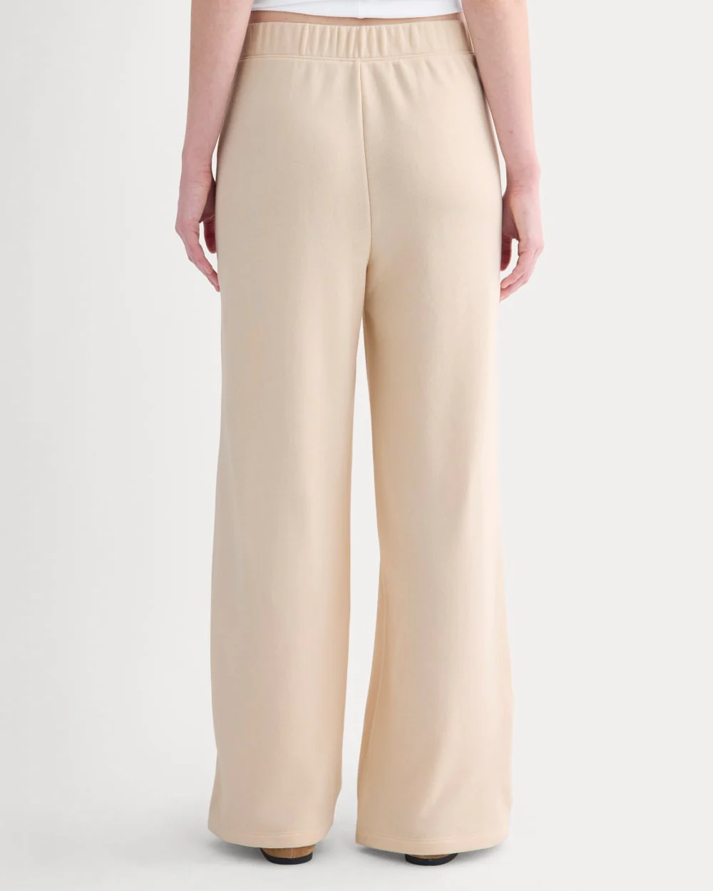 Lightweight Terry Pintuck Sweatpant | Parchment - Image 4