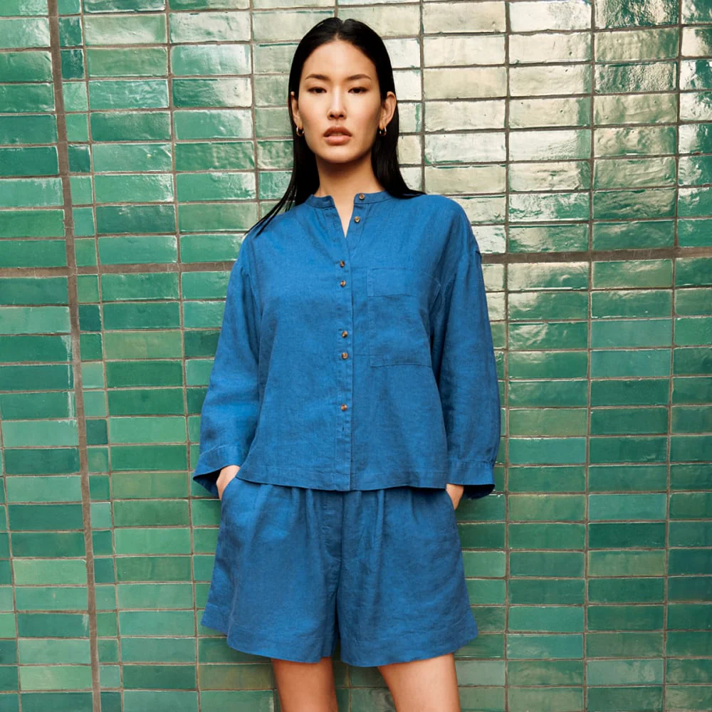 The Linen Boxer Short | Deep Blue - Image 5