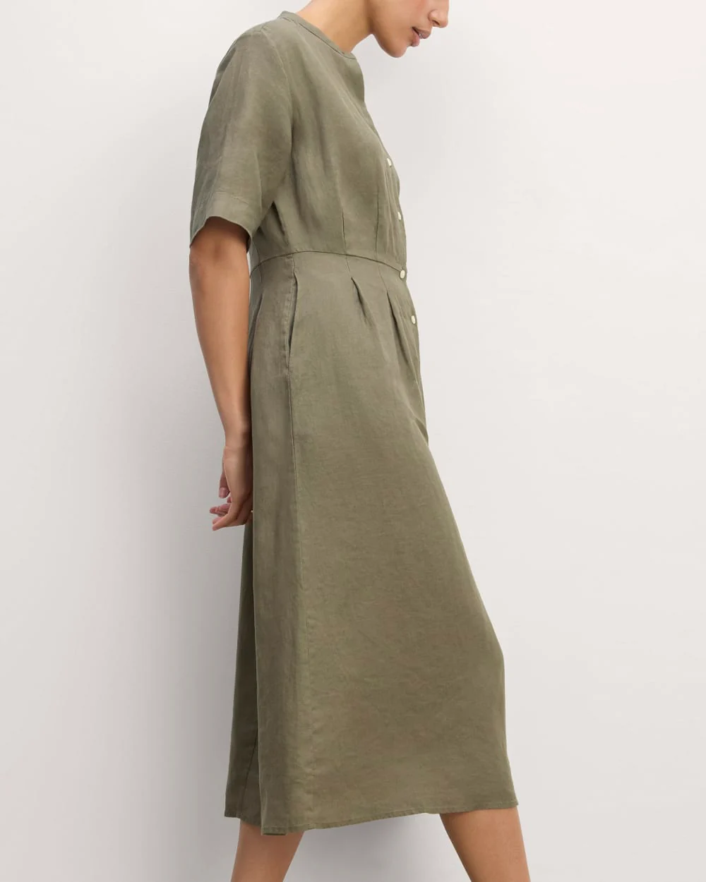The Frolic Dress in Linen | Kalamata - Image 2