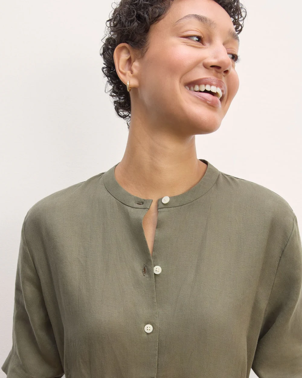 The Frolic Dress in Linen | Kalamata - Image 3