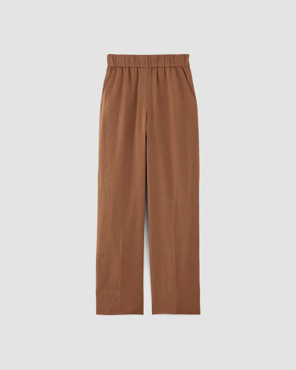 The Linen Easy Pant | Carob Brown - Image 2