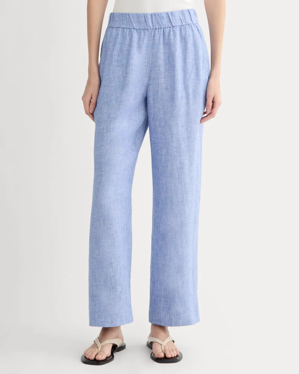 The Linen Easy Pant | Chambray - Image 3
