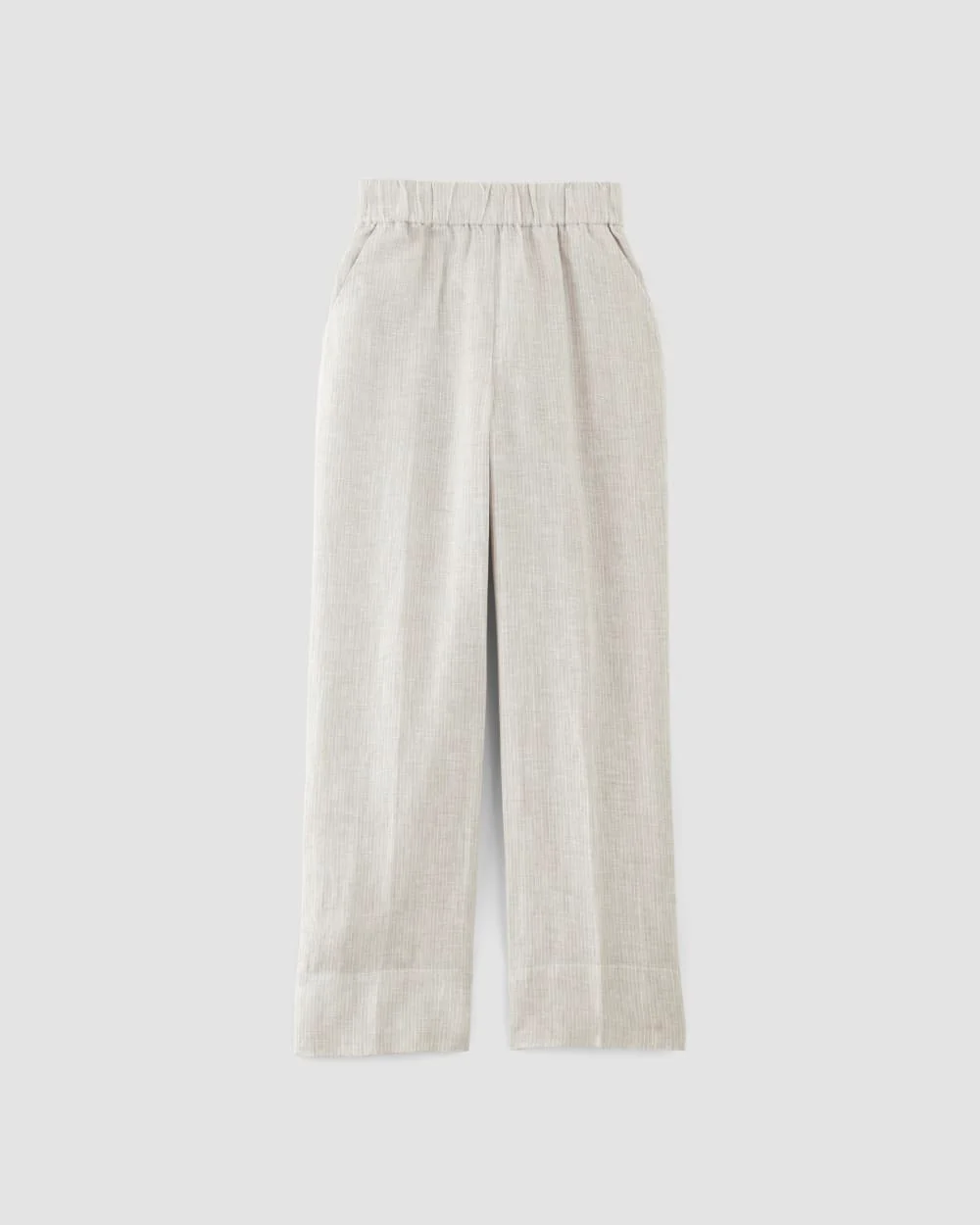 The Linen Easy Pant | Stone / White - Image 2