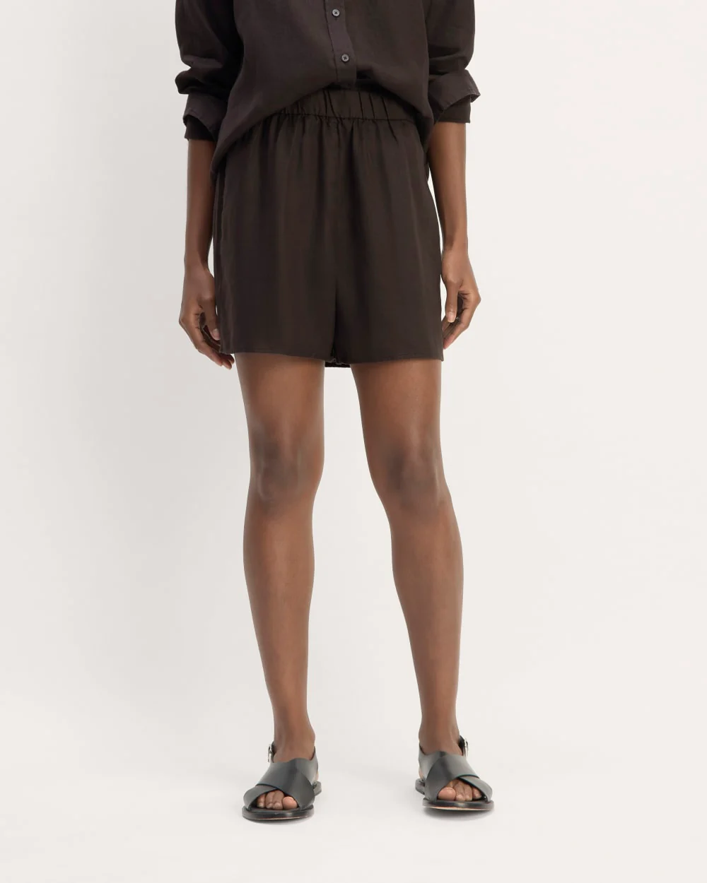 The Linen Easy Short | Black - Image 3