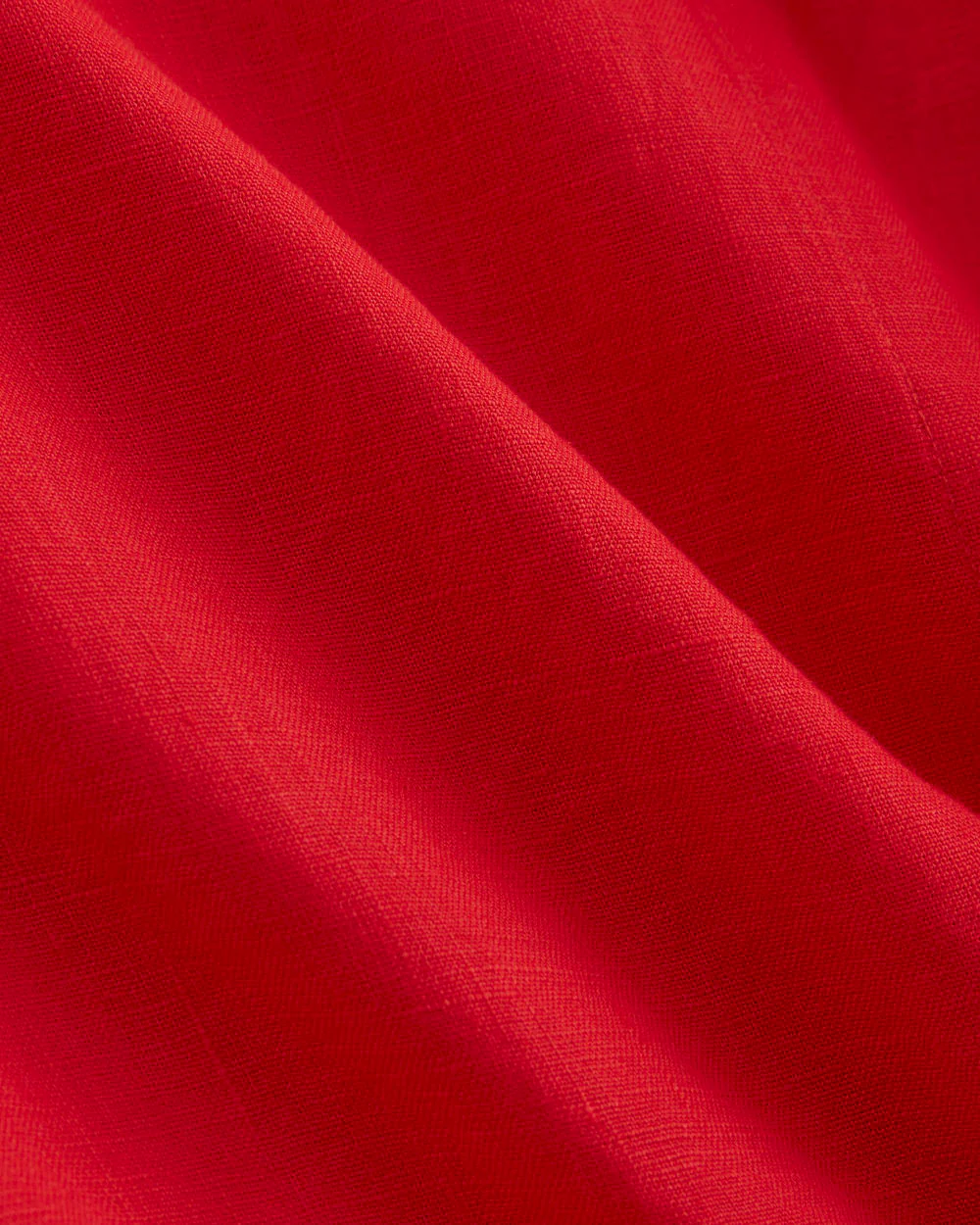 The Notch Shirt in Linen | Classic Red - Image 6