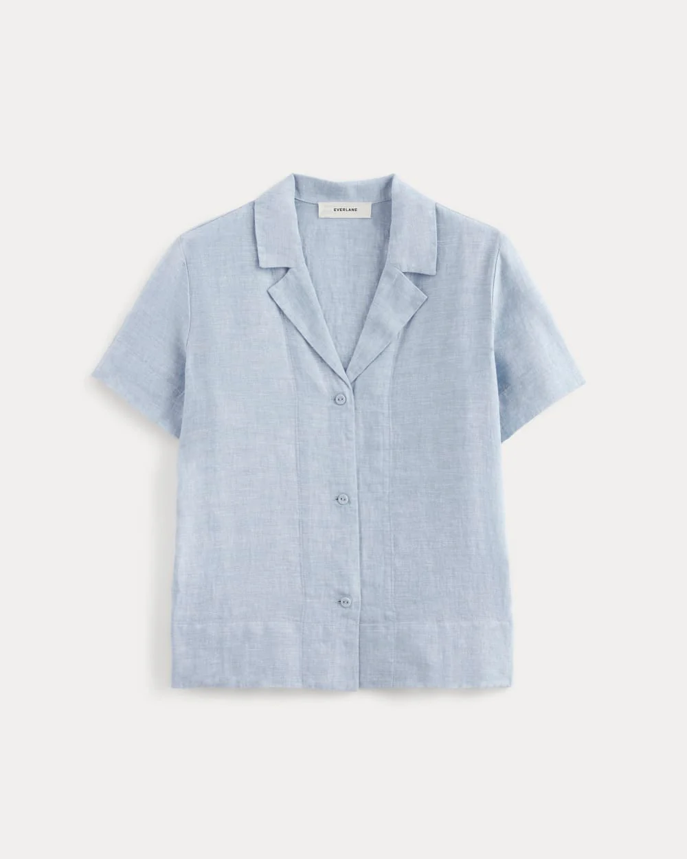 The Notch Shirt in Linen | Light Blue - Image 2