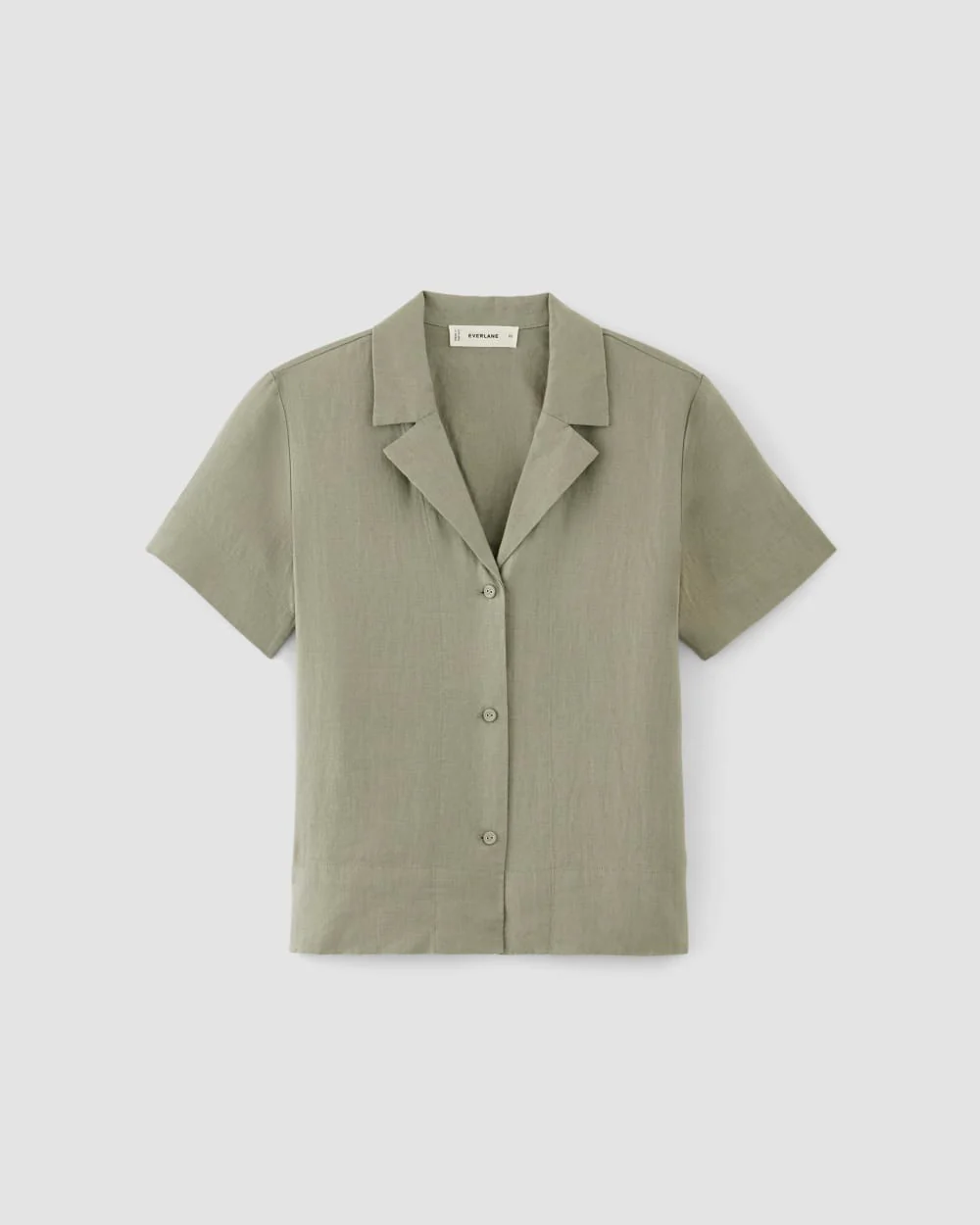 The Notch Shirt in Linen | Sage Green - Image 2