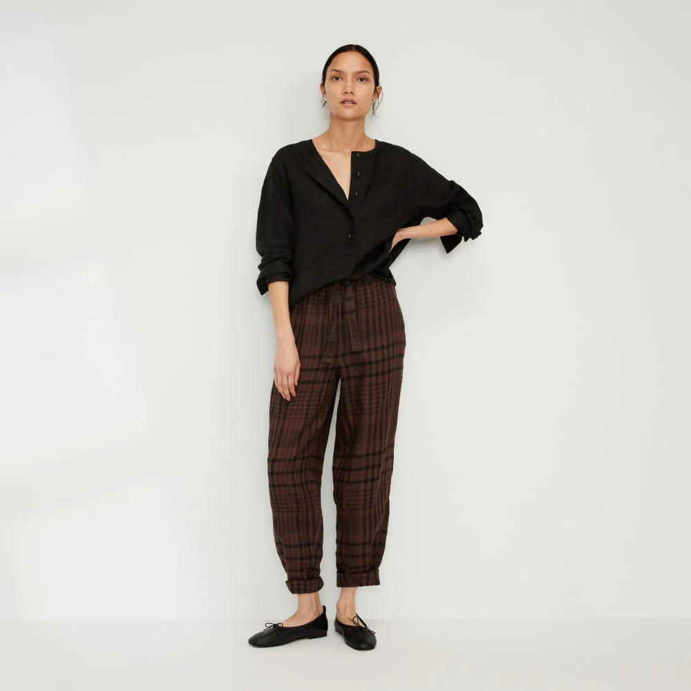 The Linen Popover Shirt | Black - Image 6