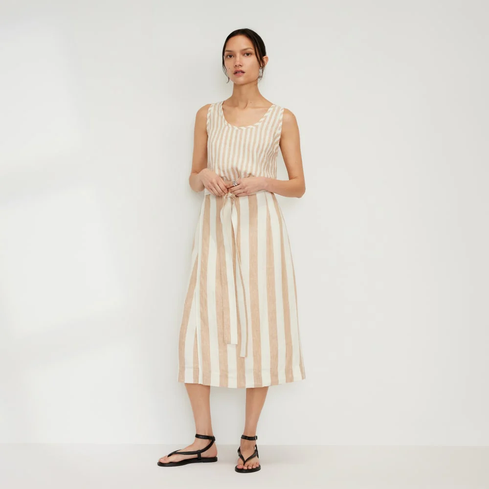 The Scoop Tank in Linen | Bone / Caramel - Image 6