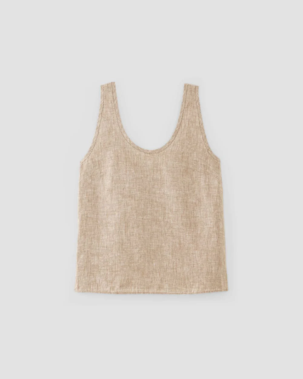 The Scoop Tank in Linen | Cornstalk Chambray - Image 2
