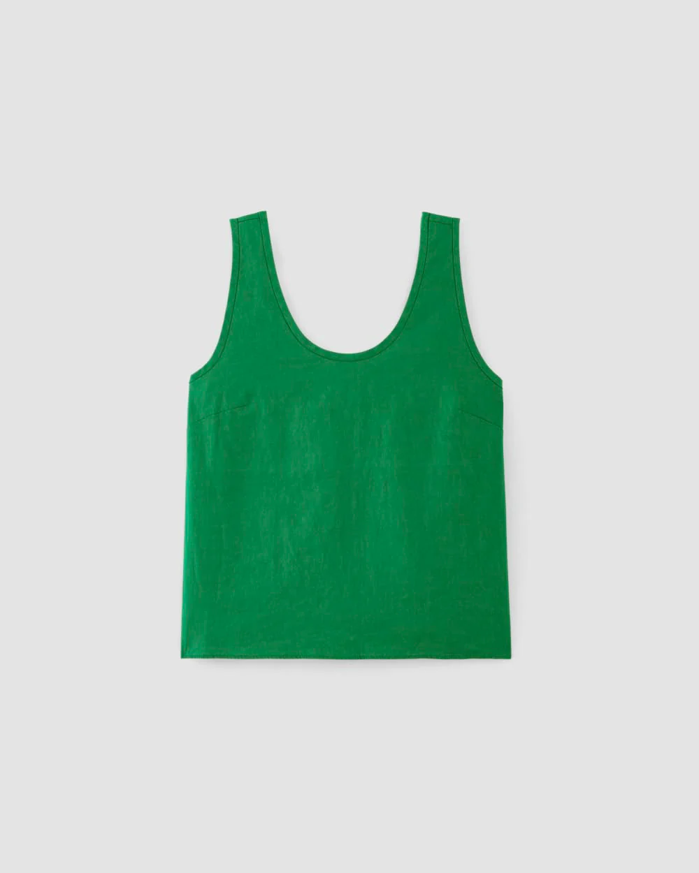 The Scoop Tank in Linen | Grass Green - Image 2