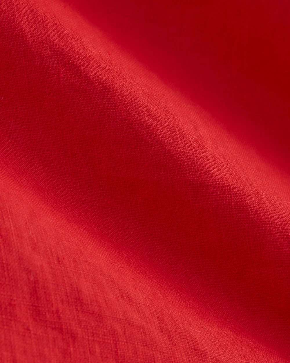 The Muscle Top in Linen | Classic Red - Image 6