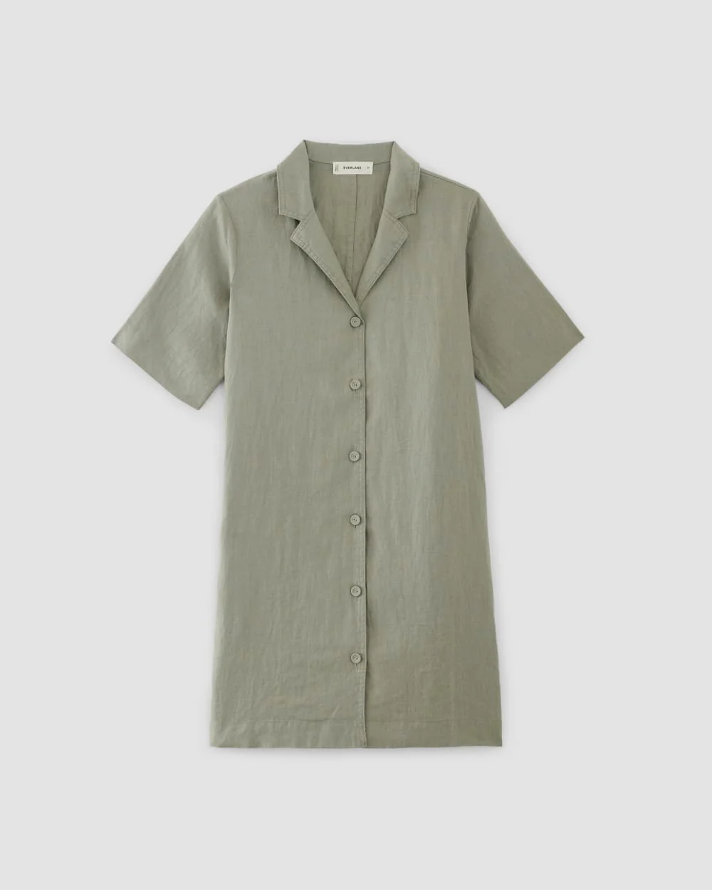 The Shirtdress in Linen | Sage Green - Image 2