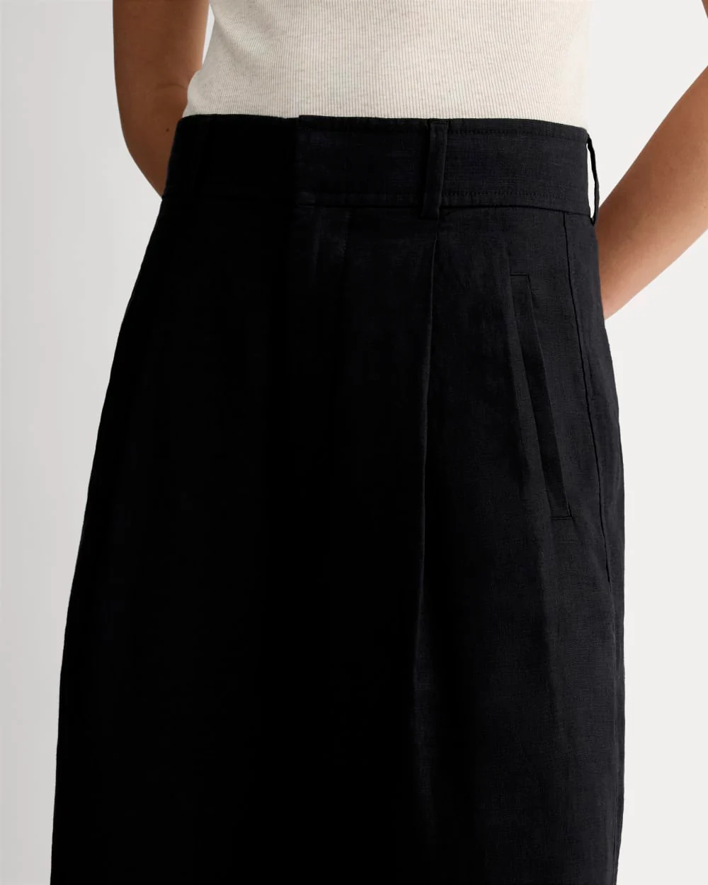 The Linen Way-High® Drape Pant  | Black - Image 4