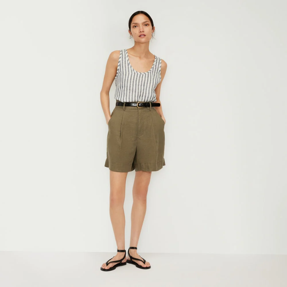 The Linen Way-High® Drape Short | Kalamata - Image 3