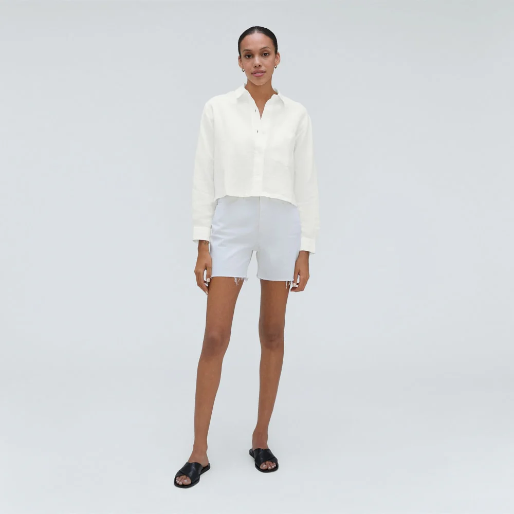 The Linen Way Short Shirt | White - Image 6