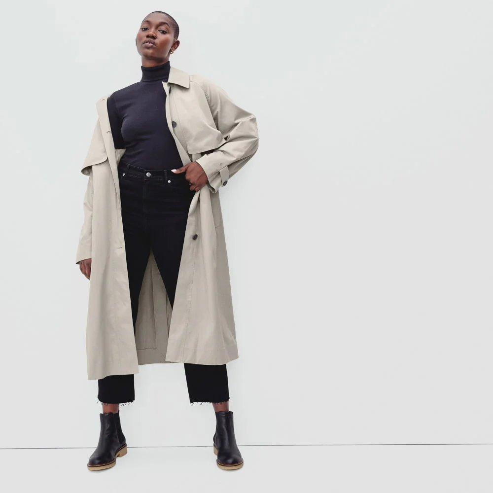 The Long Mac Coat | Stone - Image 5