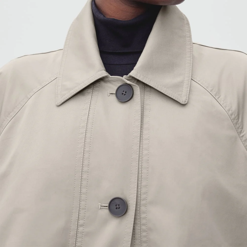 The Long Mac Coat | Stone - Image 6