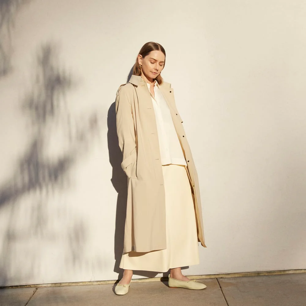 The Long Mac Coat | Stone - Image 7