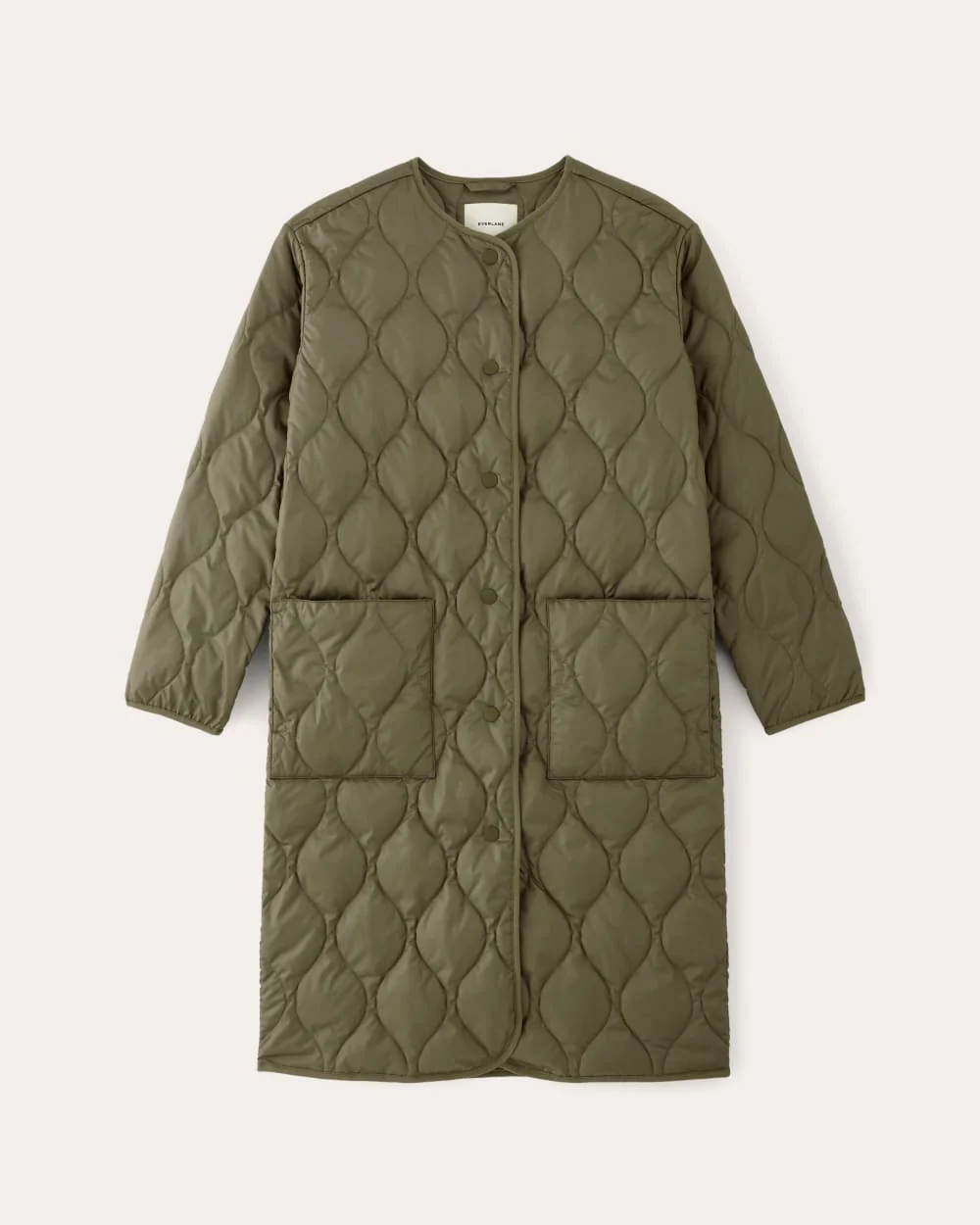 The Long Quilted Liner | Kalamata - Image 2