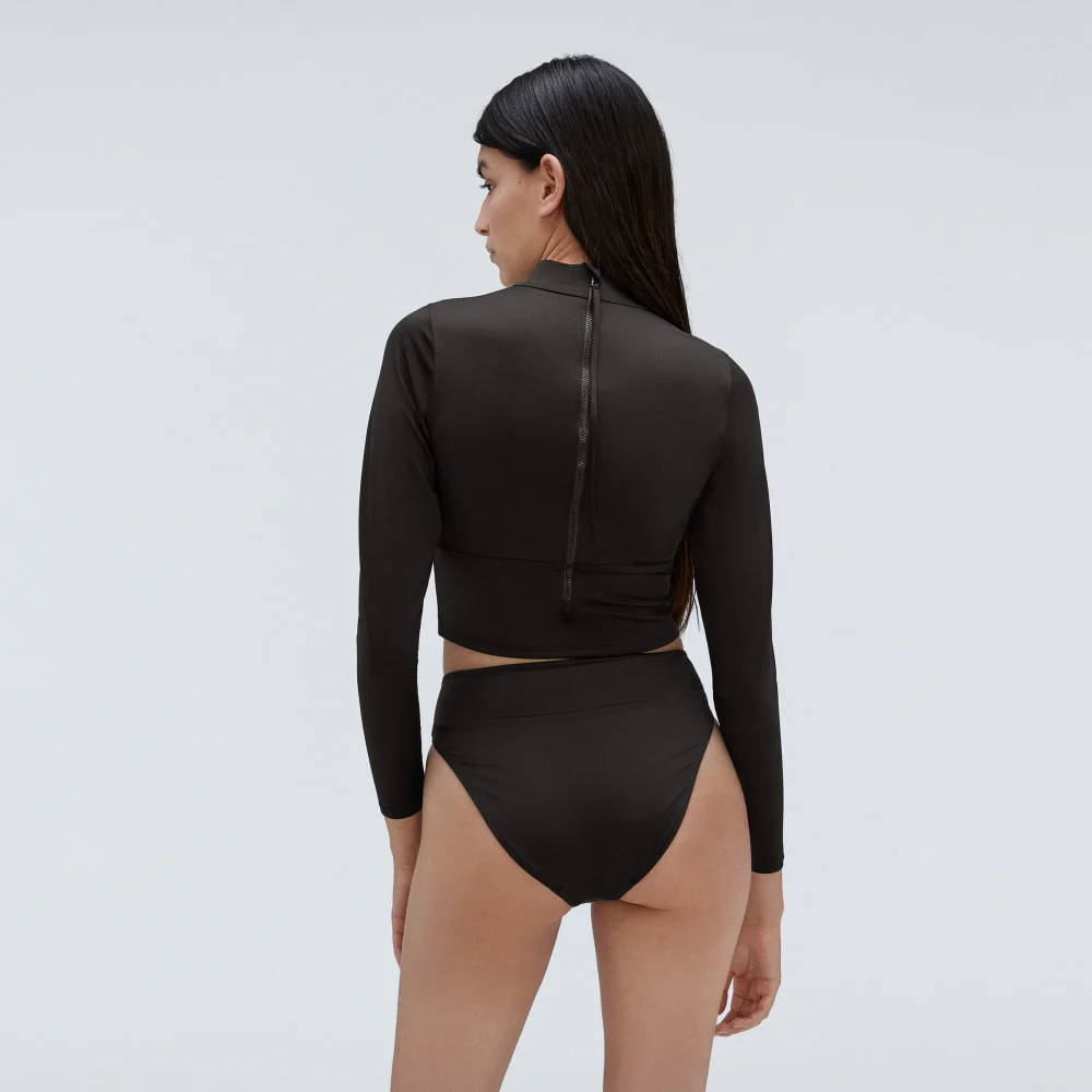 The Long Sleeve Rash Guard | Black - Image 3