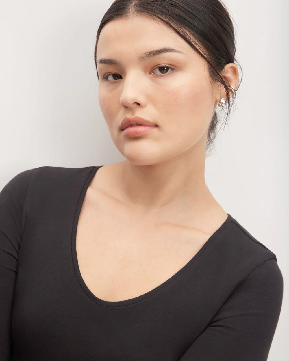 The Long-Sleeve Riviera Dress | Black - Image 3