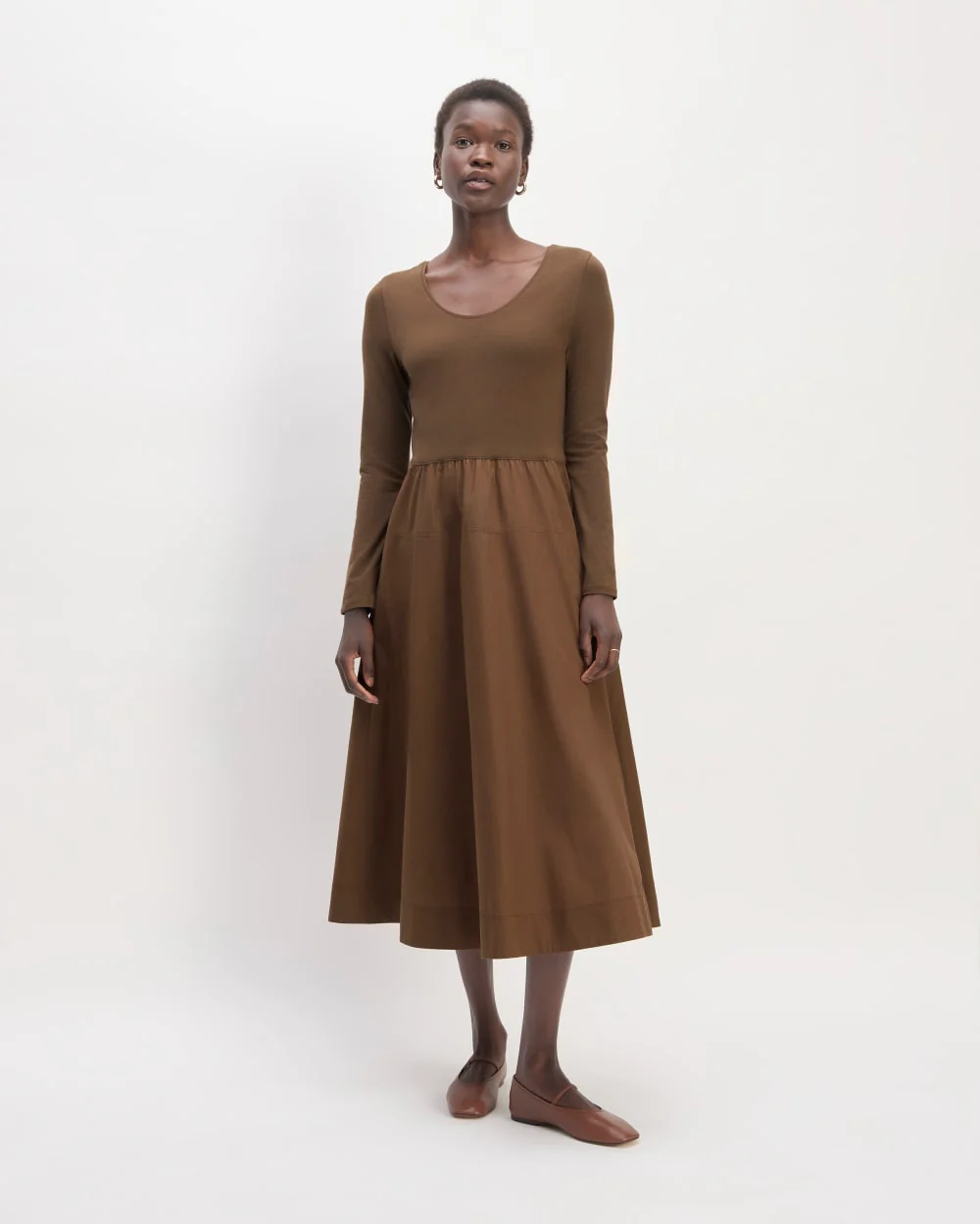 The Long-Sleeve Riviera Dress | Cocoa