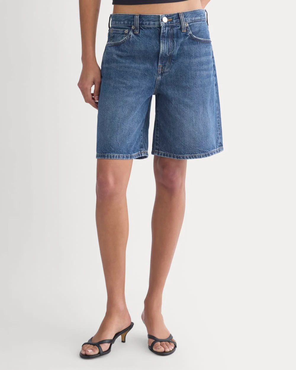 Loose Jean Short | Dark Wash - Image 4