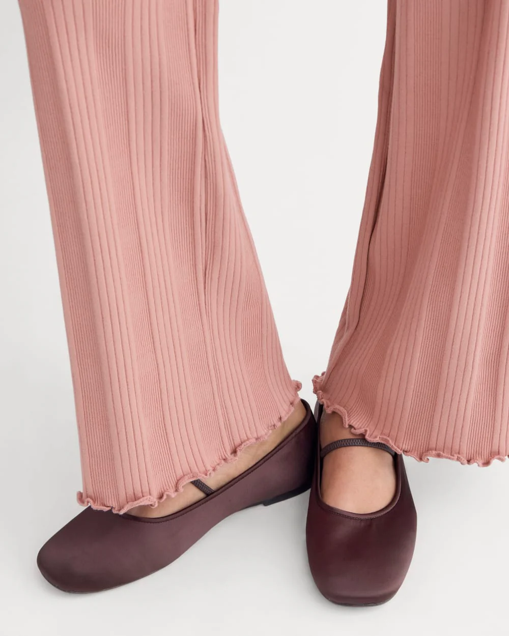 Lounge Rib Pant | Ash Rose - Image 4