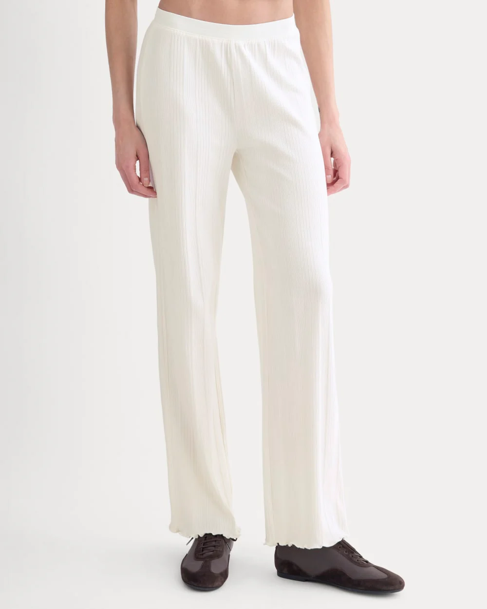 Lounge Rib Pant | Bone - Image 3