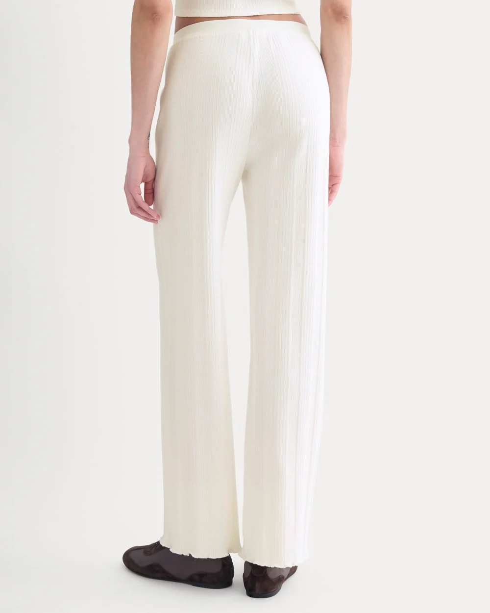 Lounge Rib Pant | Bone - Image 5