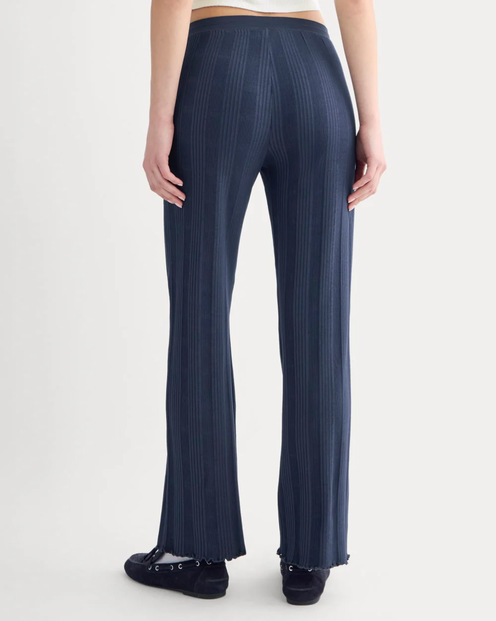 Lounge Rib Pant | Navy - Image 5
