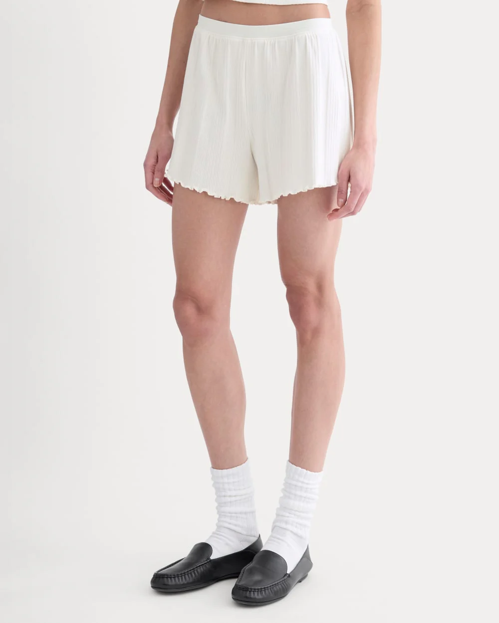 Lounge Rib Short | Bone - Image 3
