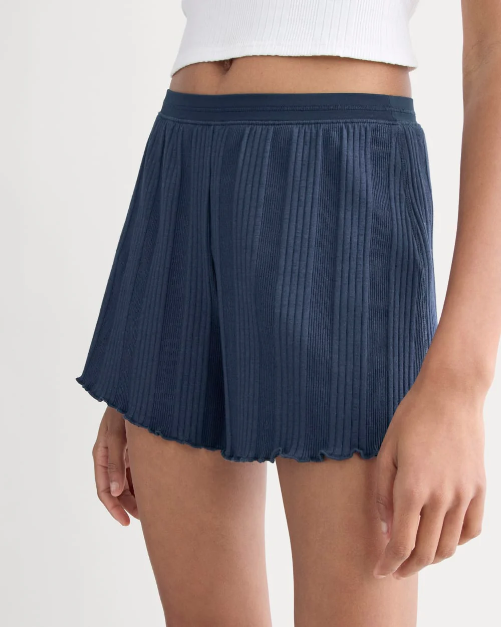 Lounge Rib Short | Navy - Image 3