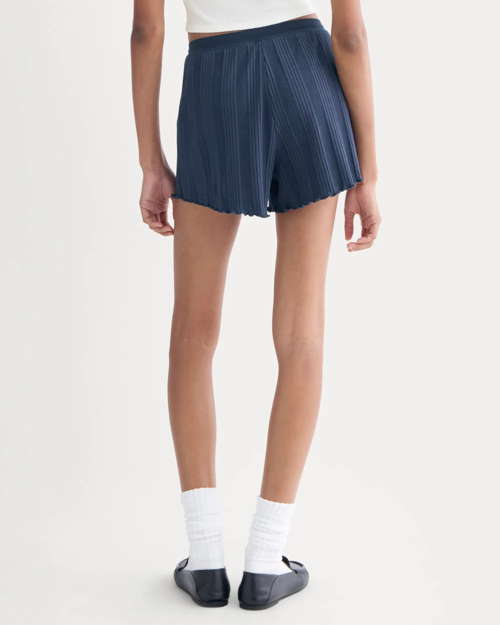 Lounge Rib Short | Navy - Image 5