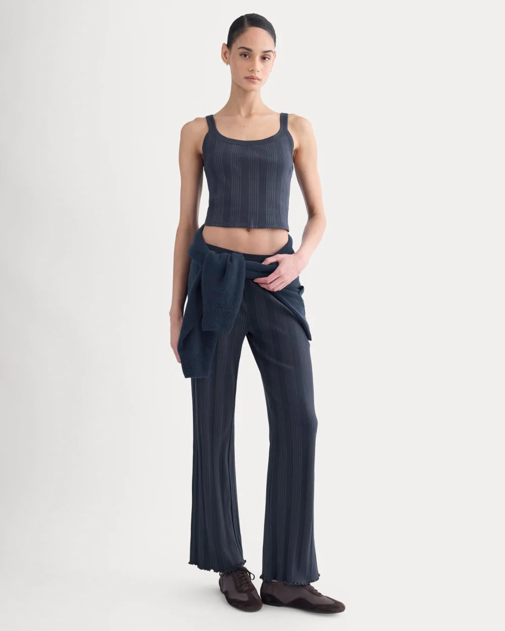 Lounge Rib Tank | Navy - Image 3