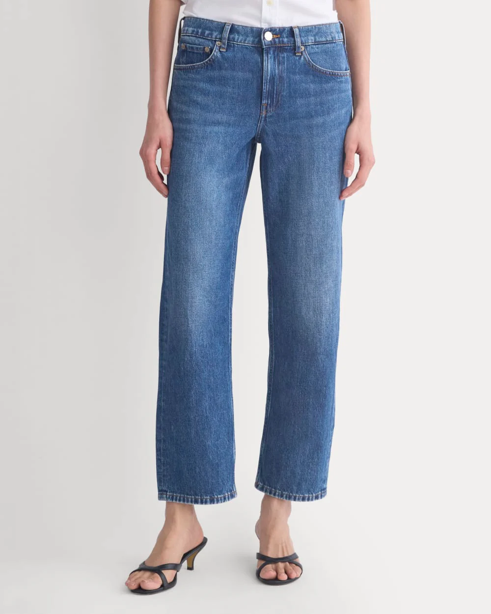 Low-Rise Straight Jean | Dark Indigo - Image 3