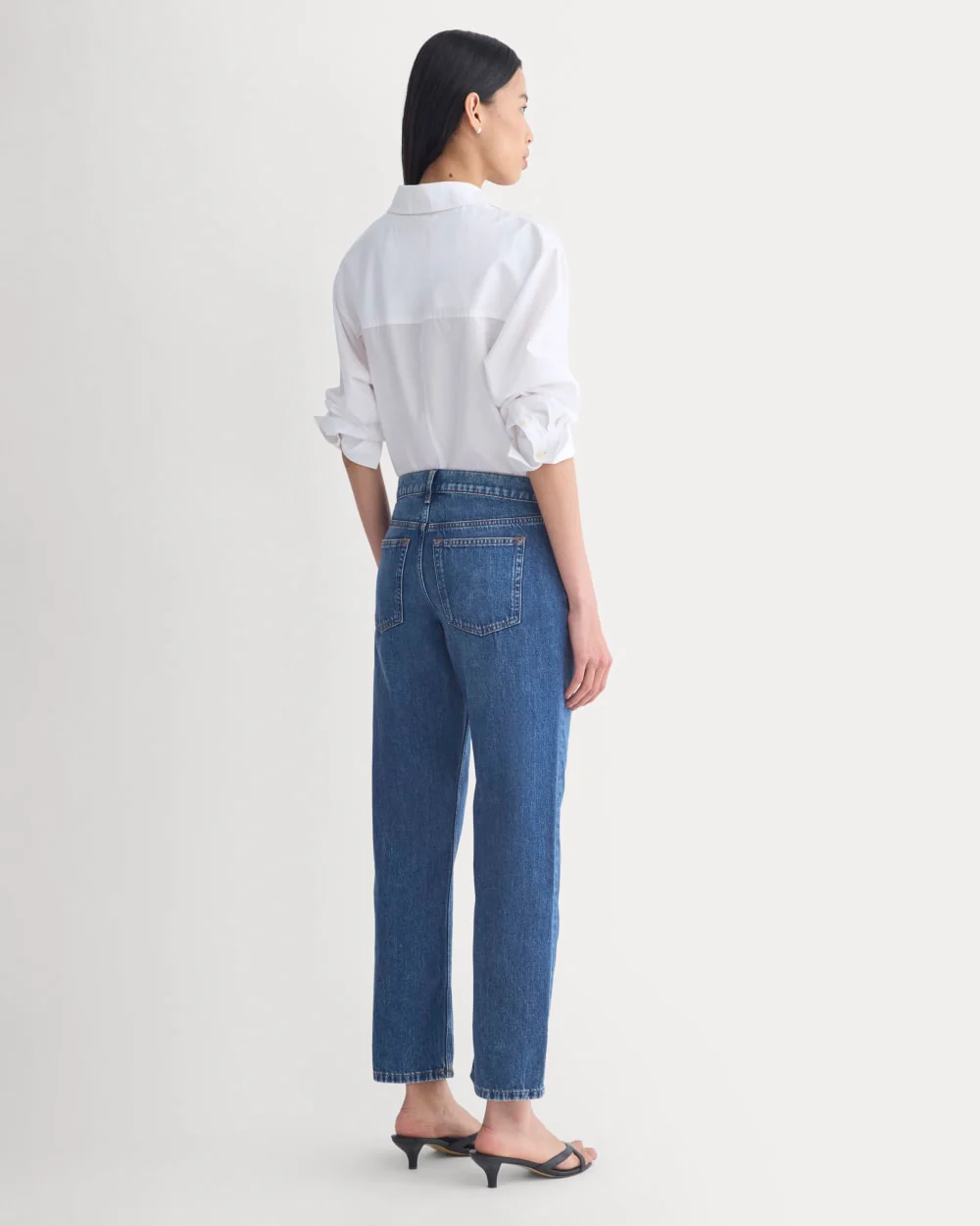 Low-Rise Straight Jean | Dark Indigo - Image 6
