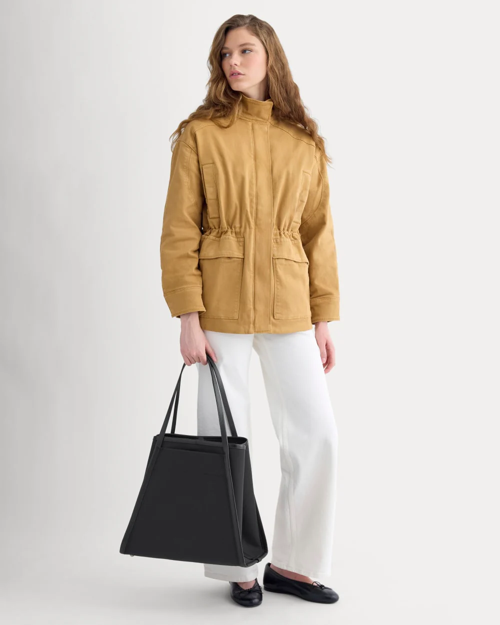 Canvas Lug Tote | Black - Image 4