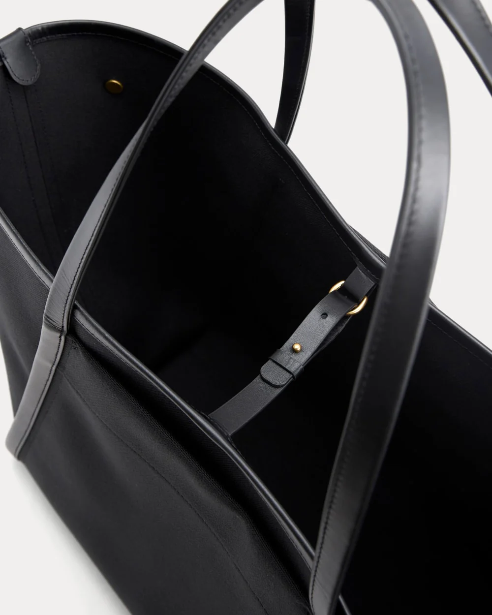 Canvas Lug Tote | Black - Image 5