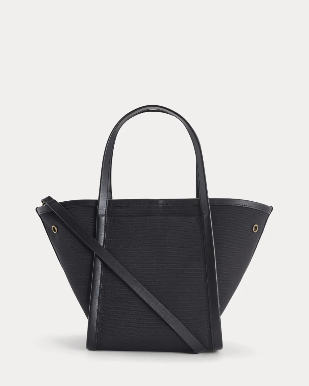 Canvas Mini Lug Tote | Black