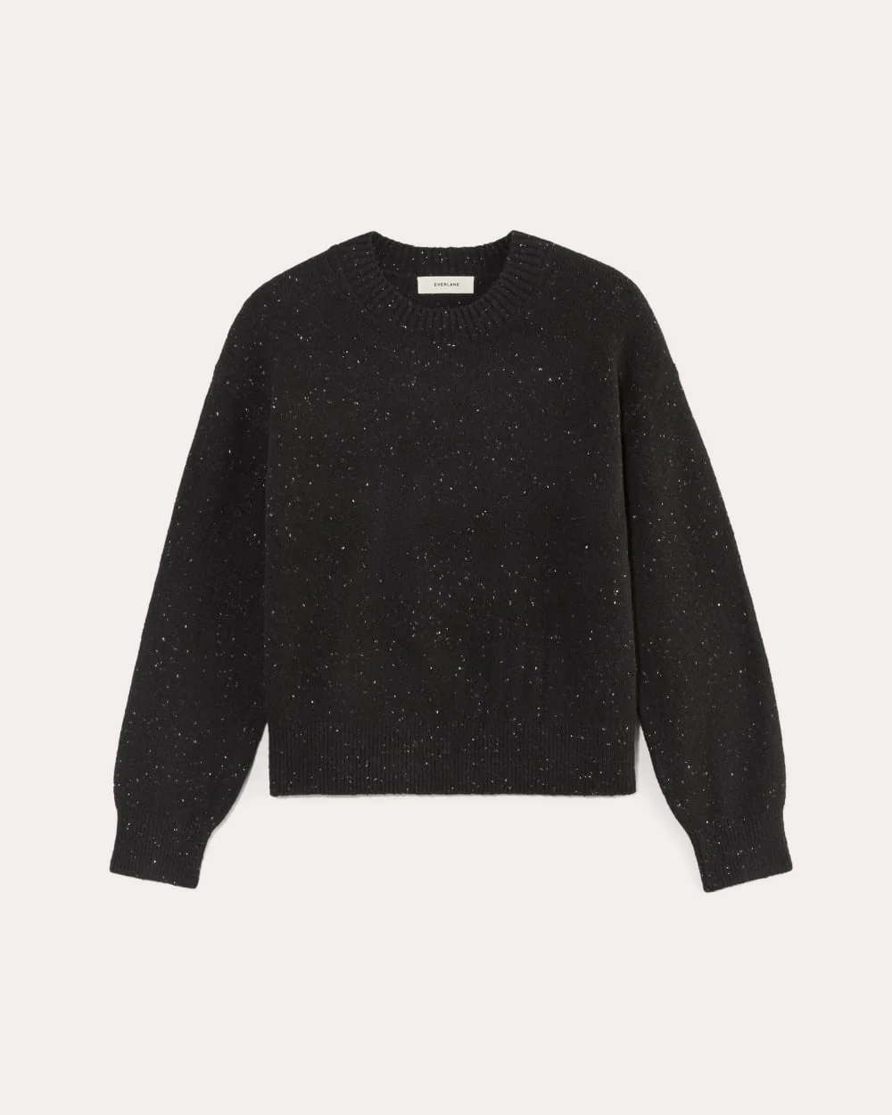 The Cocoon Crew in Plush Cotton | Black Confetti - Image 2