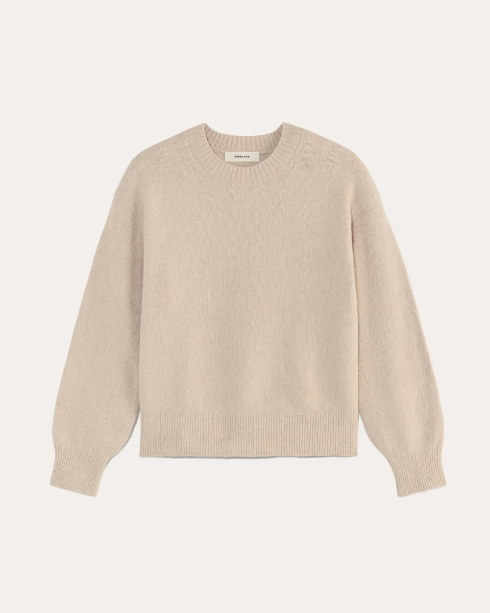 The Cocoon Crew in Plush Cotton | Heather Mushroom - Image 2