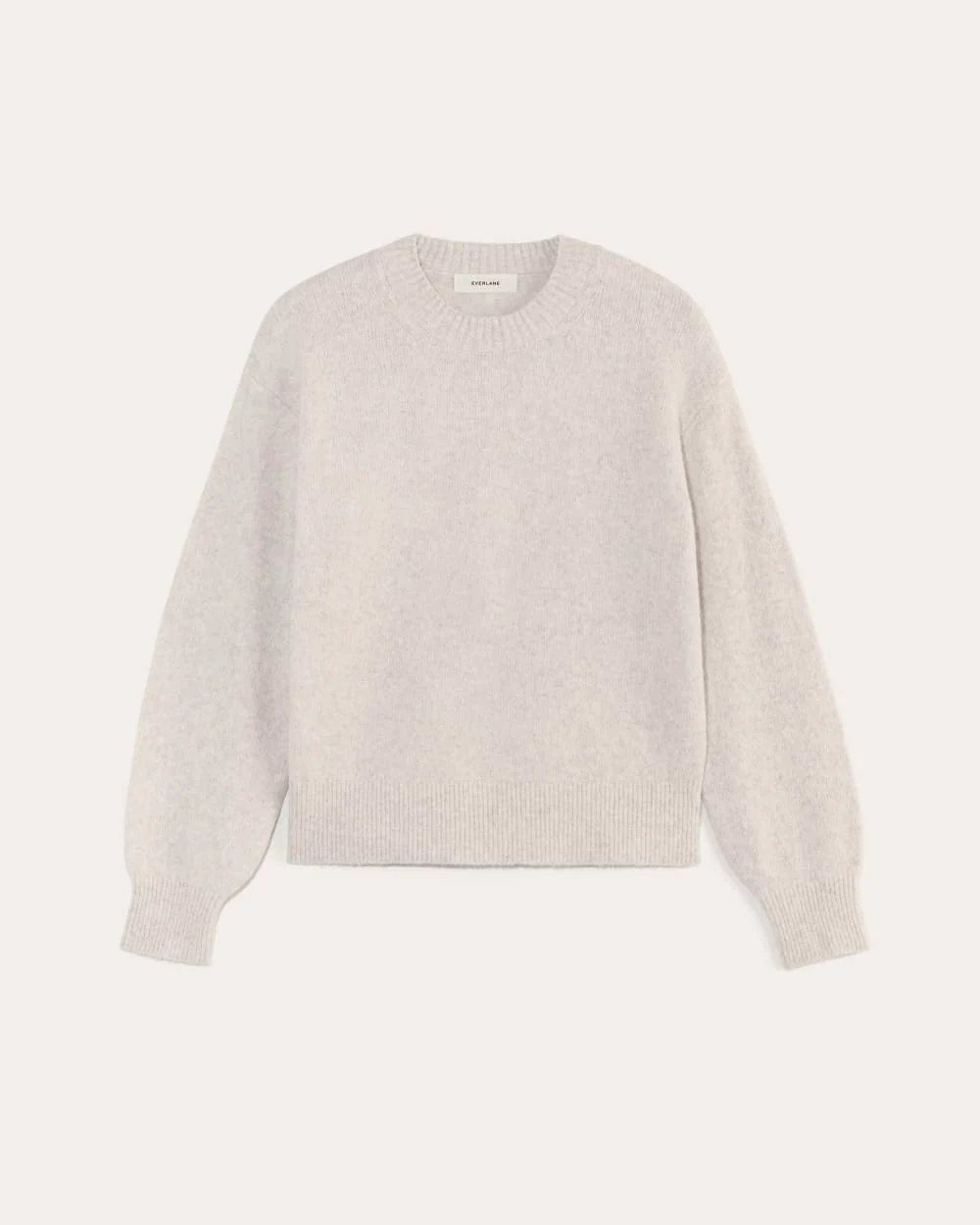 The Cocoon Crew in Plush Cotton | Heathered Oat - Image 2