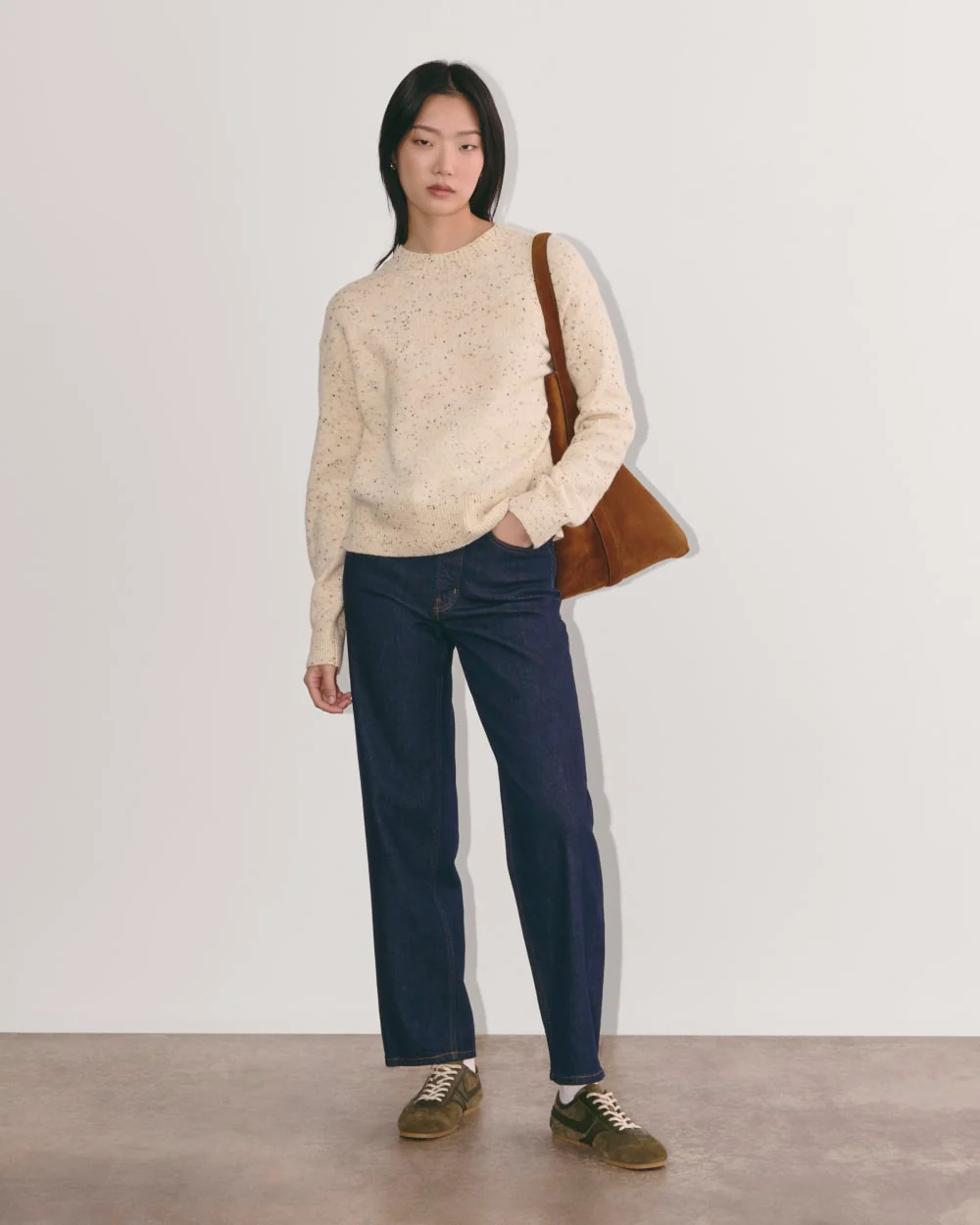 The Cocoon Crew in Plush Cotton | Cream Confetti - Image 4