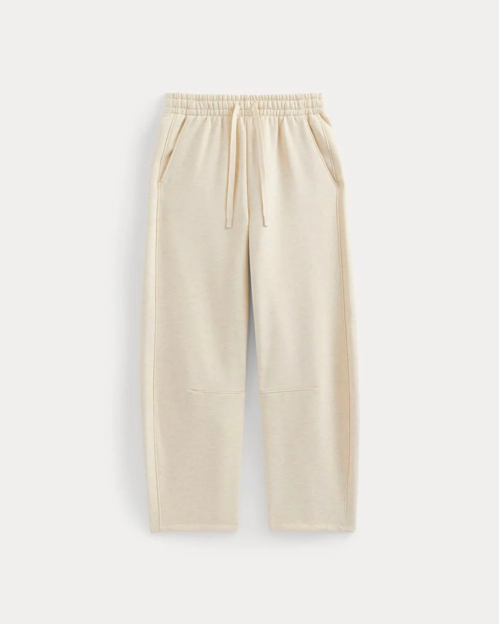 Luxe Fleece Barrel Sweatpant | Heathered Oat - Image 2