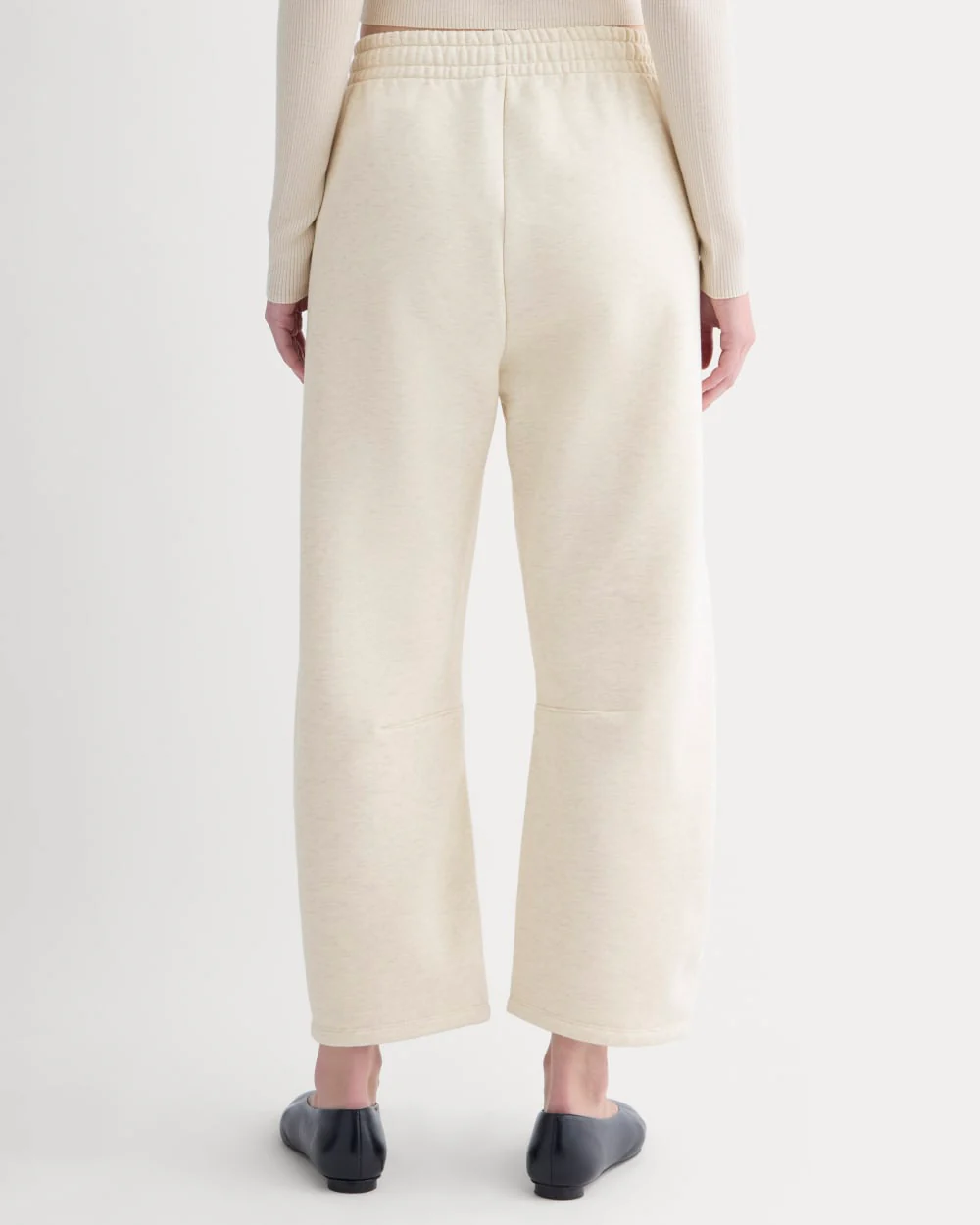 Luxe Fleece Barrel Sweatpant | Heathered Oat - Image 5